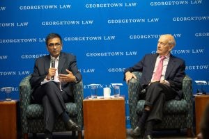 Chief Justice Chandrachud and former Justice Breyer