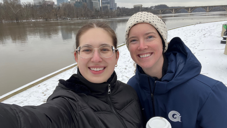 Lauren Eber, L’25 and Emily Phelps, M’24