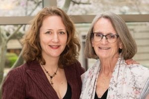 Amber Harding, L’03 and Patricia Mullahy Fugere, C’81, L’84