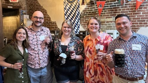 Class of 2024 Graduates celebrating finishing the bar exam at the Post Bar Bash at Prost DC on Thursday, August 1, 2024.