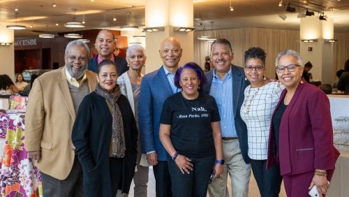 Alumni gathered at the 2024 Black Law Students Association Brunch.