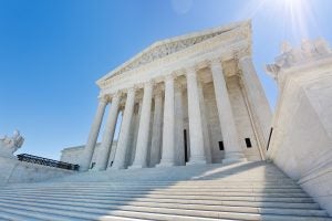 The U.S. Supreme Court building.