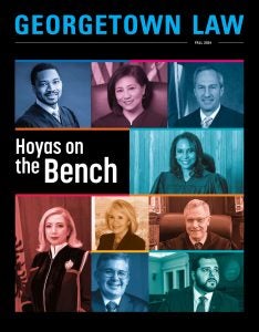 Georgetown Law Magazine Fall 2024 Cover