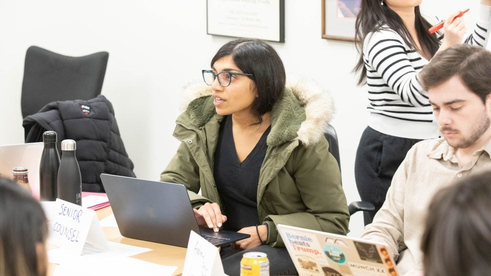 Where Pressure Meets Practice Law Students Hone Legal