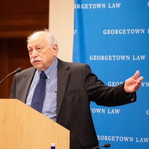 Professor Philip Schrag moderated the discussion.