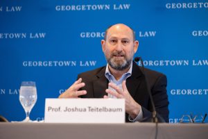 Professor Joshua Teitelbaum, who will serve as Interim Dean of Georgetown Law as of July 1.