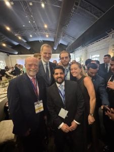 A group of people posing for a photo