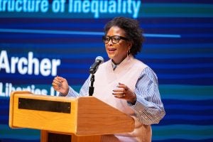 ACLU President Deborah N. Archer delivered the 2025 Philip A. Hart Memorial Lecture.