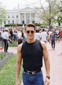 Robert Gant at the 1993 March on Washington.