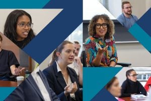 Professor Llezlie Green and students in the Georgetown Law Civil Justice Clinic