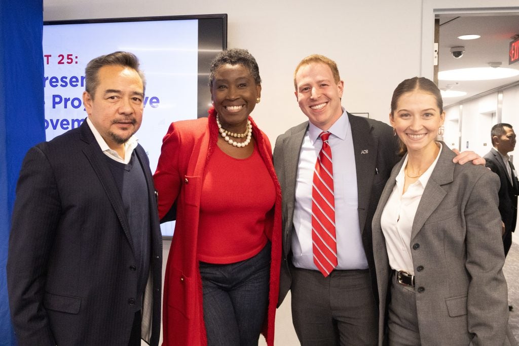 Panelists and speakers at the ACS 25th anniversary event. 