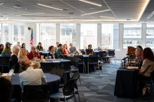 At the 2026 Samuel Dash Conference, both the panels and audience included climate advocates of all ages, coming together to discuss the future of environmental law and policy. Photo: Alijah Jones