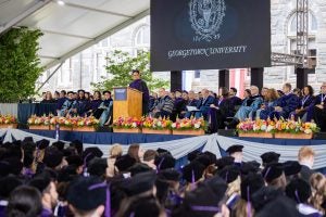 Georgetown Law's 2024 commencement ceremony (Photo: Elman Studios)