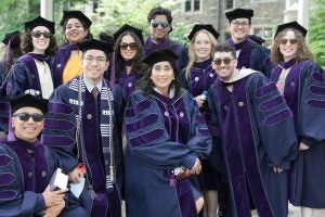Class of 2026 graduates gathered for commencement on the Hilltop campus. Photo credit: RCS Photography.