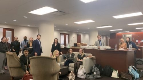 students preparing for competition 
