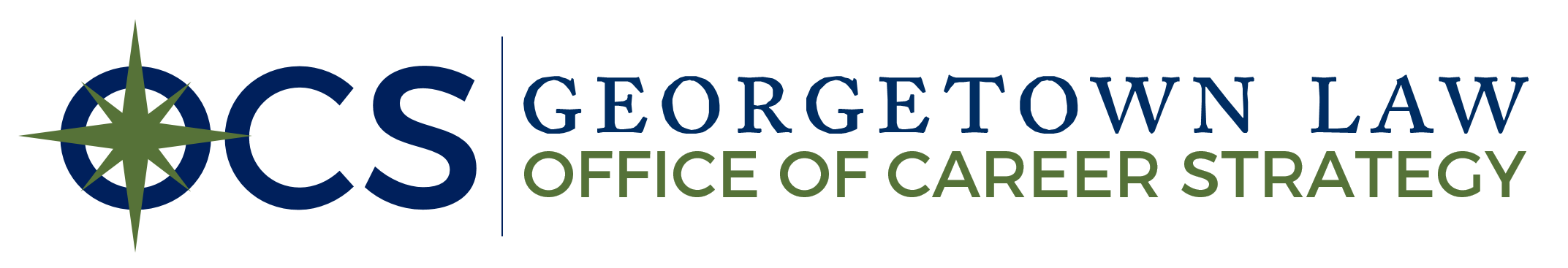 OCS logo: Georgetown Law Office of Career Strategy