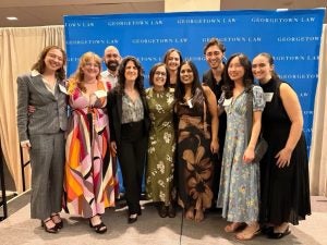 Group photo of Democracy Forwared alumni at the OPICS 30 Celebration in February 2026.